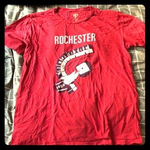 Vintage Rochester Redwings (1950) Baseball Tee
